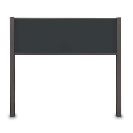 United Visual Products Corkboard, Single Door, Radius Frame, 24x36", Black/Summer Tan Forbo UV7001-BLACK-FORBO